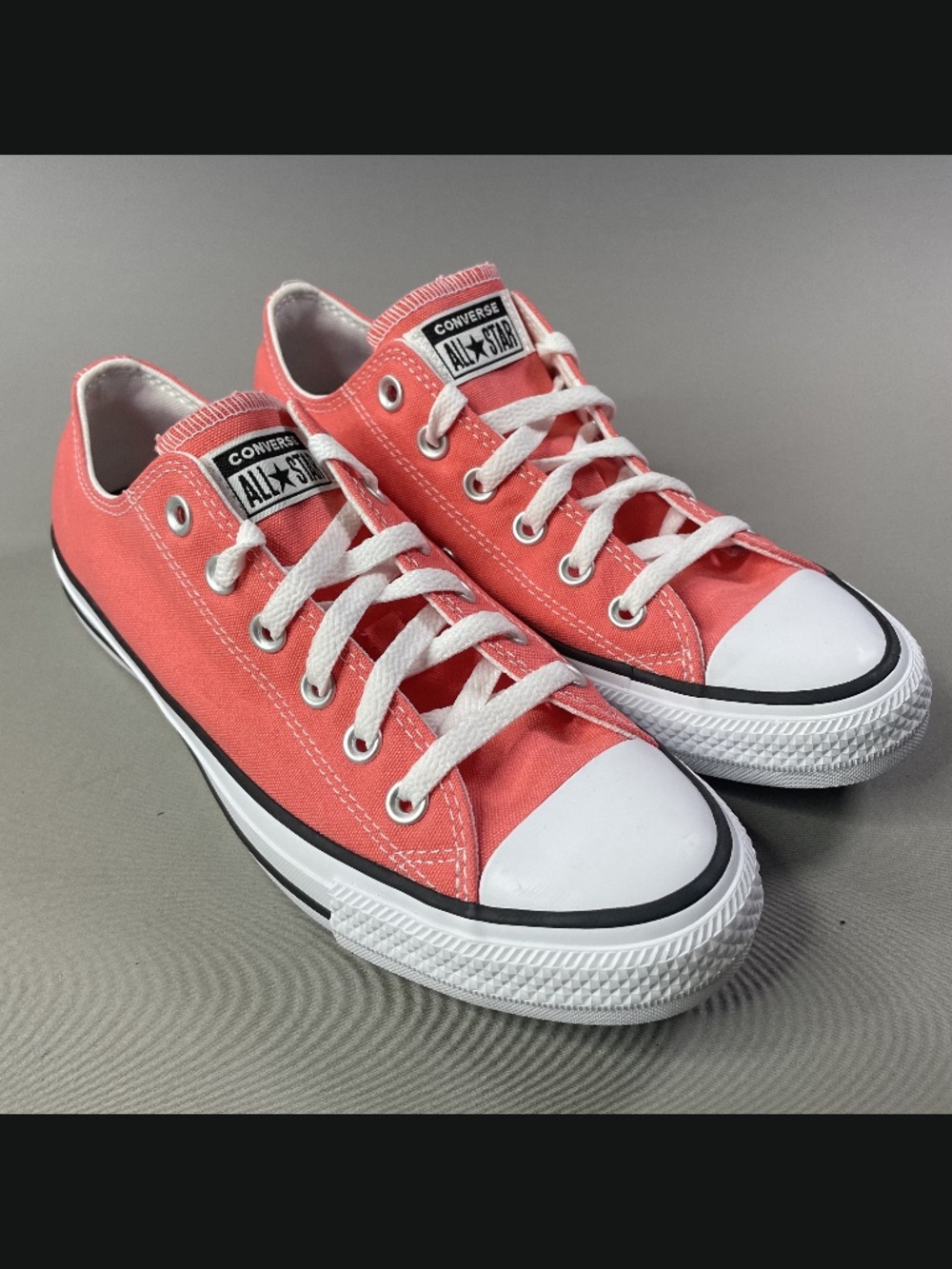 NEW Converse Shoes Womens 9 orange low top chuck taylor streetwear casual